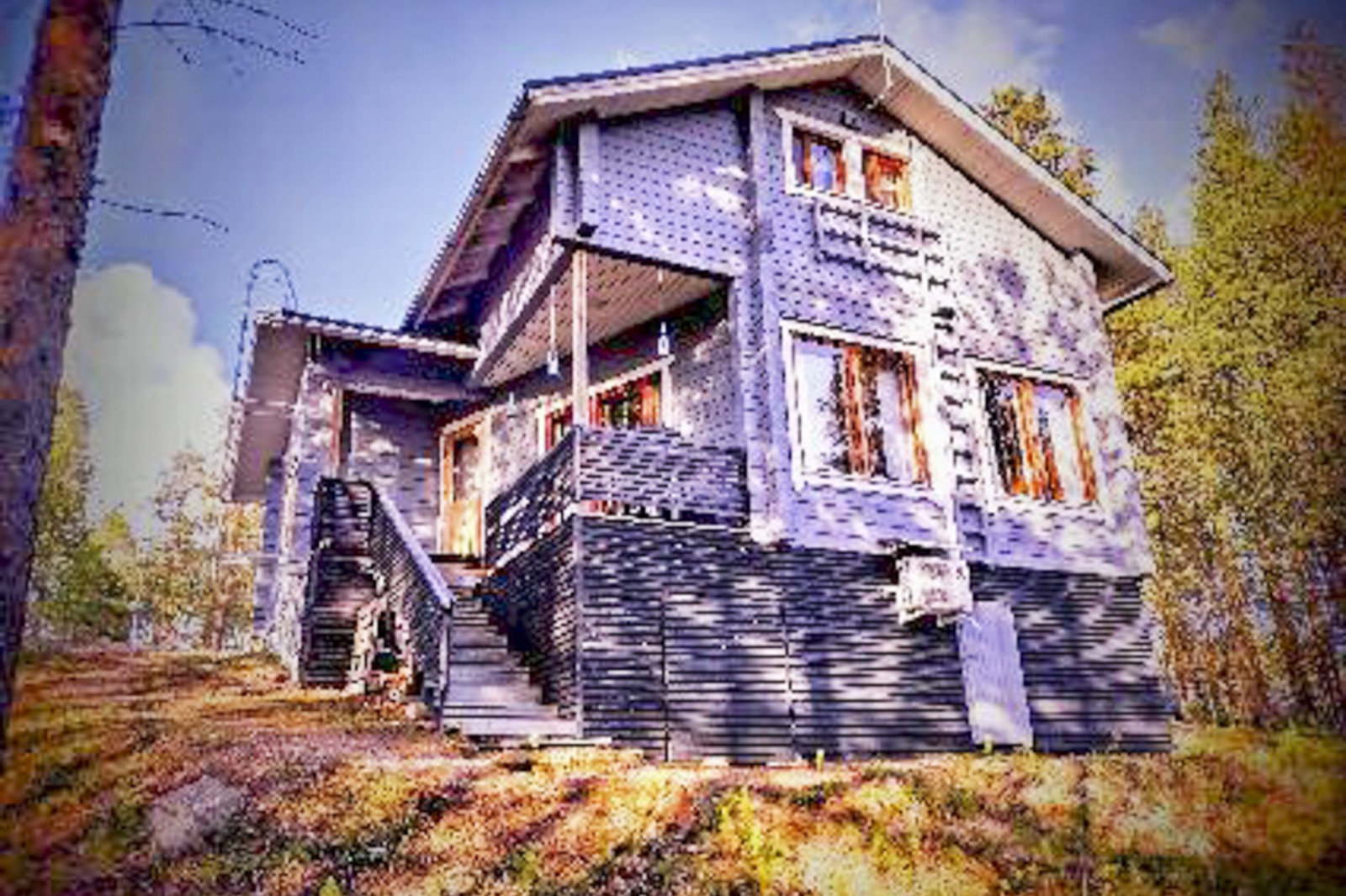Villa mökki Suomutunturilla